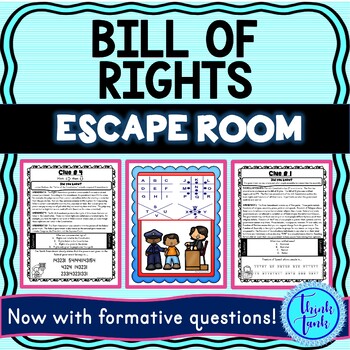 Bill of Rights Escape Room cover