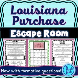 Louisiana Purchase ESCAPE ROOM: Thomas Jefferson and Napoleon Louisiana Purchase ESCAPE ROOM: Thomas Jefferson and Napoleon