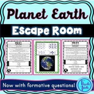 Earth ESCAPE ROOM! – Earth Science – planets – NO PREP, PRINT & GO! Earth ESCAPE ROOM! – Earth Science – planets – NO PREP, PRINT & GO!
