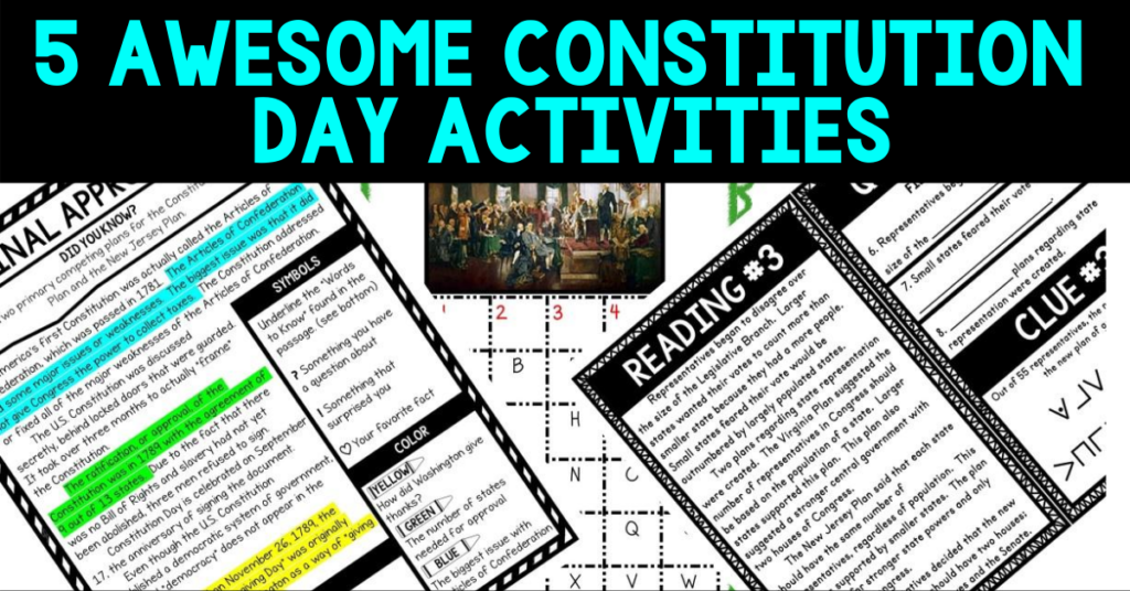 5 awesome constitution day activities blog cover