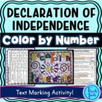 Declaration of Independence Reading Activity