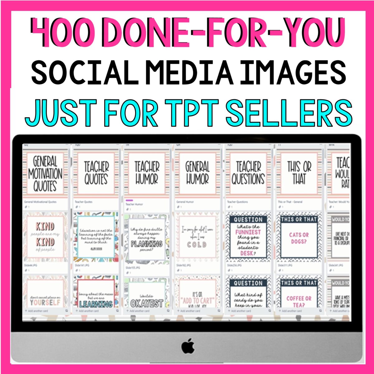 Social Media for TPT sellers