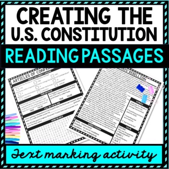 Creating the Constitution Reading Passages picture