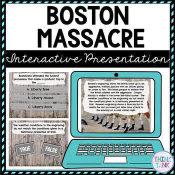 Boston Massacre Interactive Google Slides picture