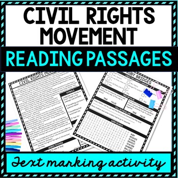 Civil Rights Reading Passages picture