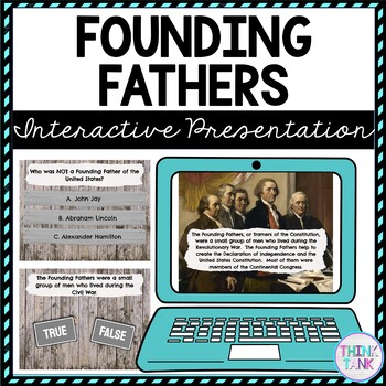 Founding Fathers Interactive Google Slides picture