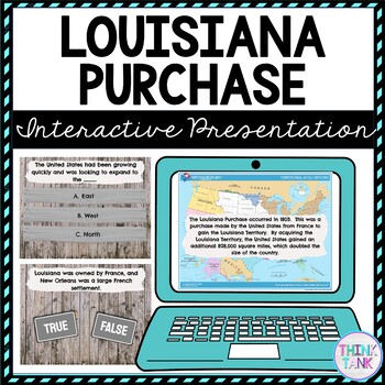 Louisiana Purchase Interactive Google Slides picture