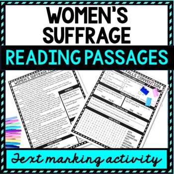 Women's Suffrage Reading Passages picture