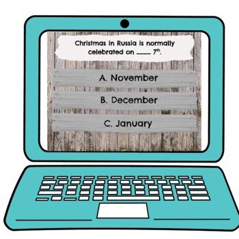 Christmas Around the World Interactive Google Slides picture