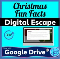 Christmas Fun Facts DIGITAL ESCAPE ROOM for Google Drive® | Distance Learning picture