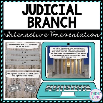 Judicial Branch Interactive Google Slides™ Presentation picture