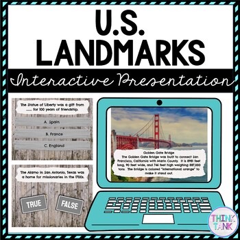 US Landmarks Interactive Google Slides™ Presentation picture
