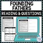 Founding Fathers DIGITAL Reading Passage and Questions - Self Grading