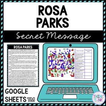 Rosa Parks Secret Message Activity for Google Sheets™ | Distance Learning