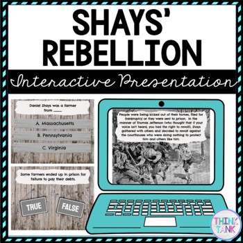 Shays' Rebellion Interactive Google Slides™ Presentation | Distance Learning