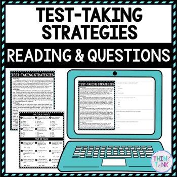 Test-Taking Strategies DIGITAL Reading Passage and Questions - Self Grading