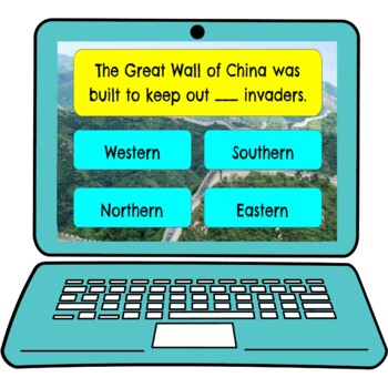 Ancient China Review Game Board | Digital | Google Slides | Ancient History