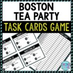 Boston Tea Party Task Cards Review Game | Revolutionary War Activity