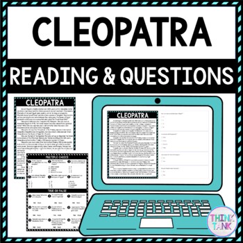 Cleopatra DIGITAL Reading Passage and Questions - Self Grading