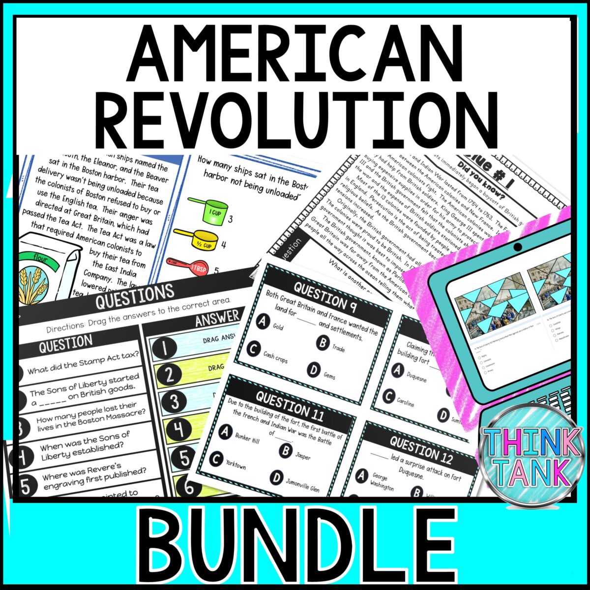 Revolutionary War Bundle - American Revolution Causes