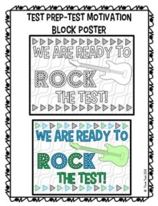Test Prep Collaborative Poster - Team Work - Test Motivation - Bulletin ...