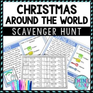 Christmas Around the World Activity - Scavenger Hunt Challenge