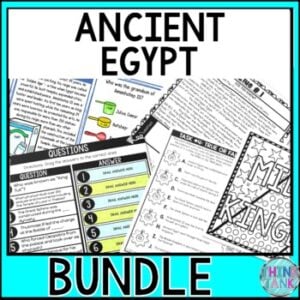 Ancient Egypt BUNDLE - Reading Passages, Escape Room, Scavenger