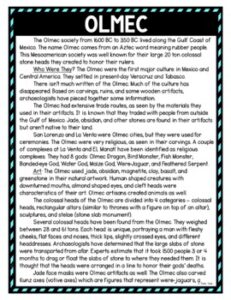 Olmec DIGITAL Reading Passage &amp; Questions Self Grading