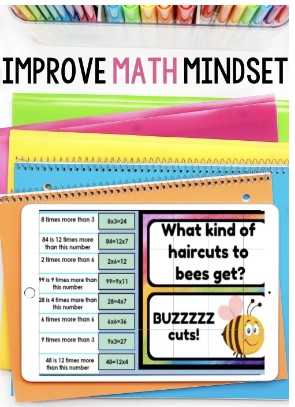 Improve math mindset pin