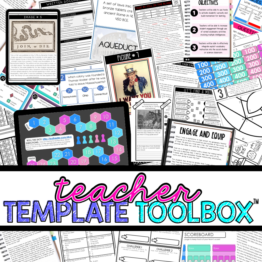 Teacher Template Toolbox PD course